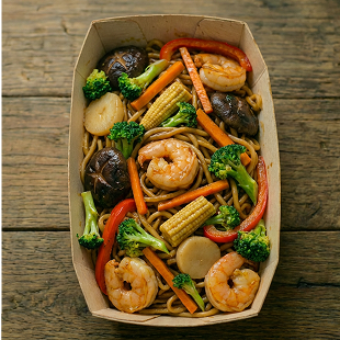 Asian Shrimp Noodles