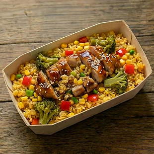 Teriyaki Chicken with Fried Rice